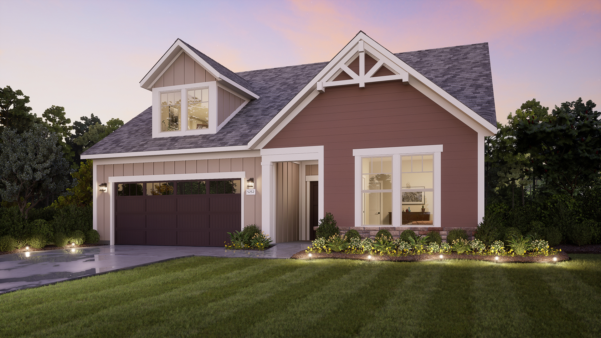 The Courtyards of Hyland Meadows_Capri IV_Craftsman_A_Gray