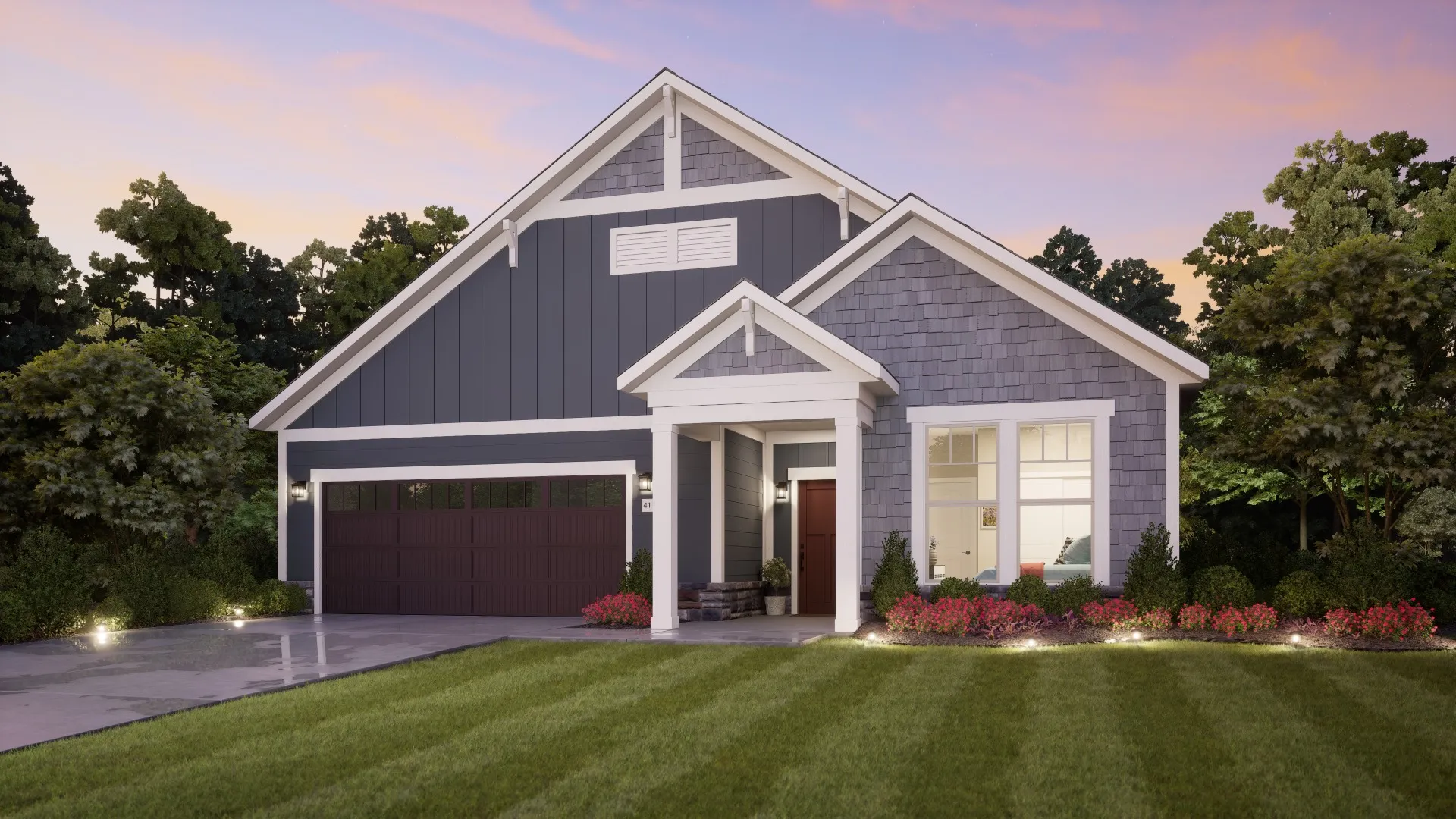 The Courtyards of Hyland Meadows_Portico_Craftsman_A_Gray