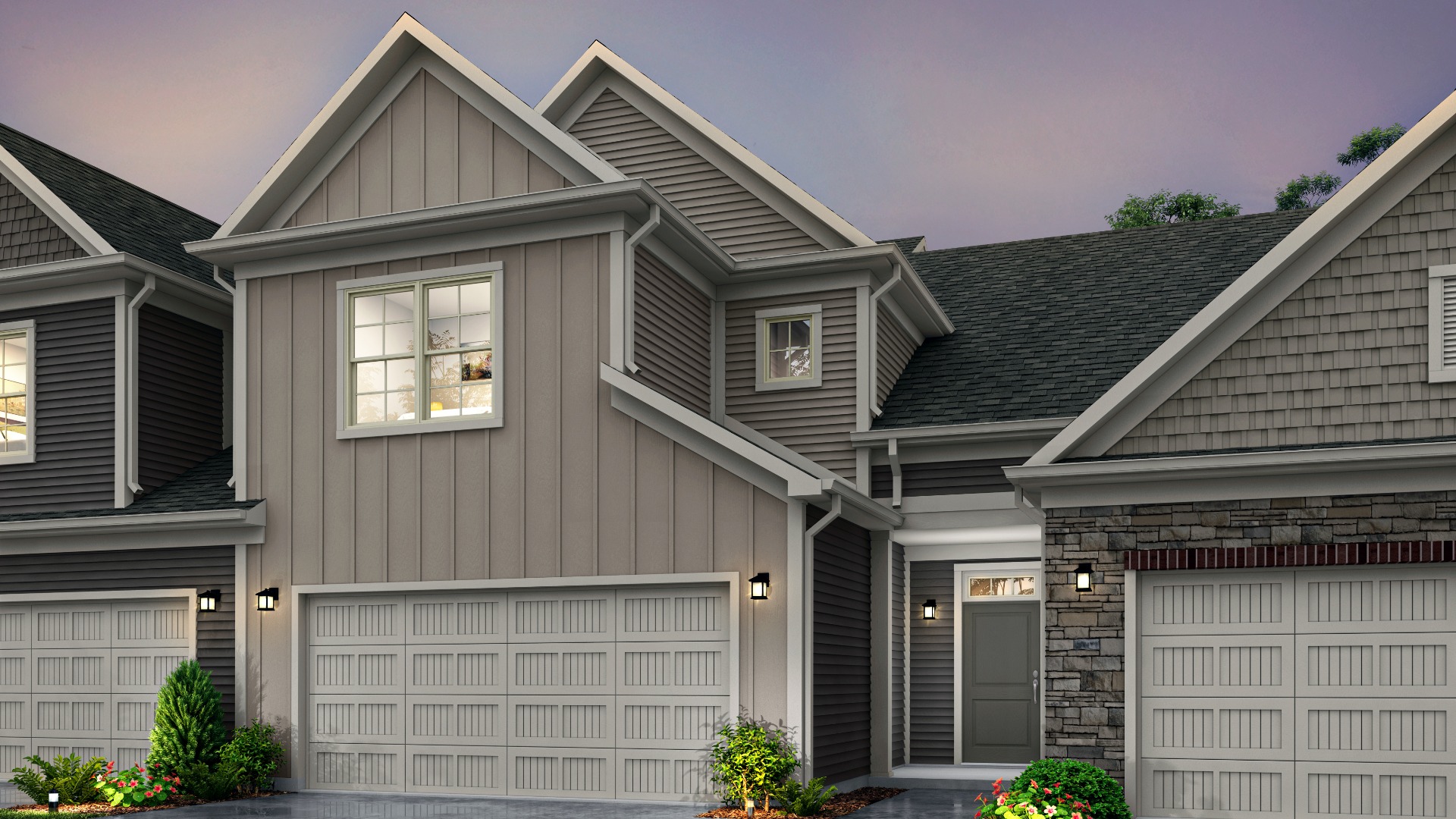 TOWNHOME Oxford New Home Design at The Courtyards at Oak Grove