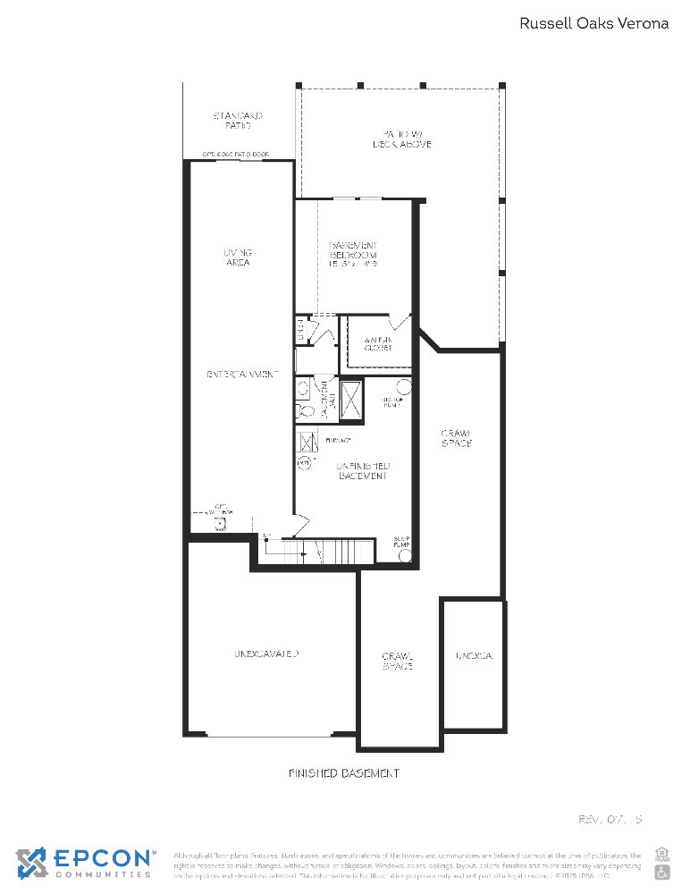 Verona Floor Plan | Epcon Communities