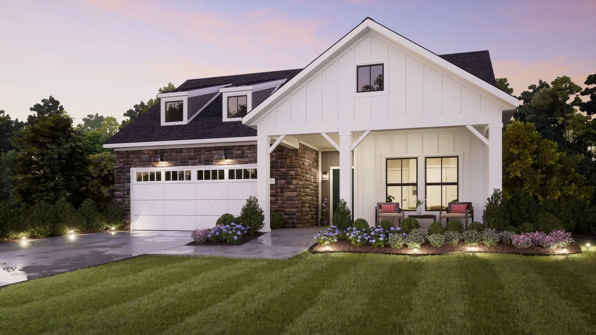 Epcon Spring Portico | New Home Design at The Courtyards at Holly Springs | Epcon ...