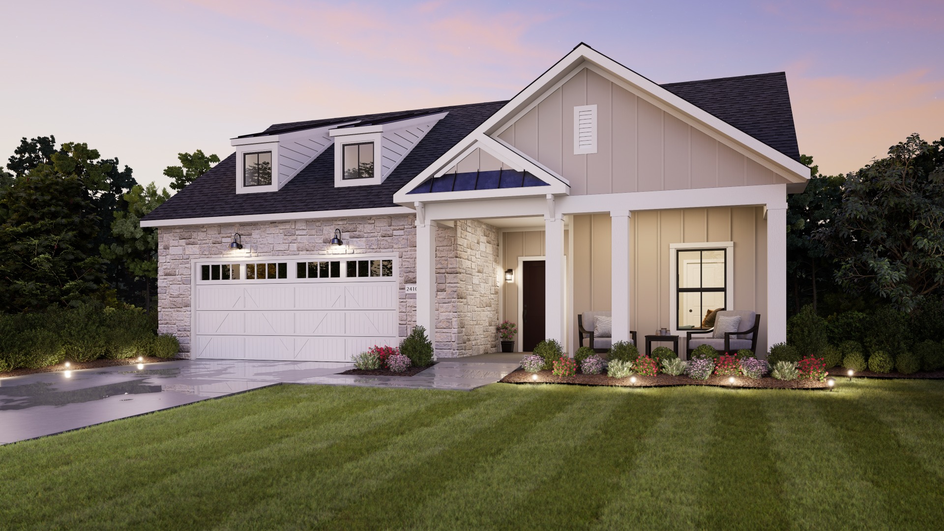 Epcon Spring Promenade | New Home Design at The Courtyards at Holly Springs | Epcon ...