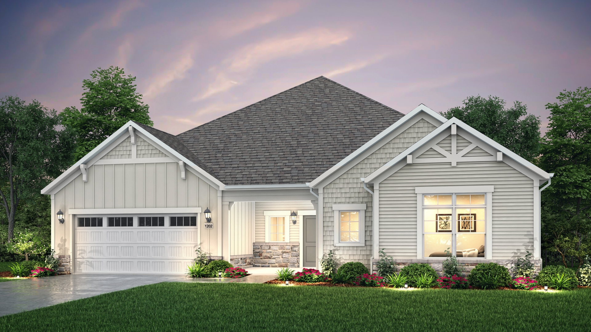 The Courtyards of Westfield_Provenance_Craftsman_White_A