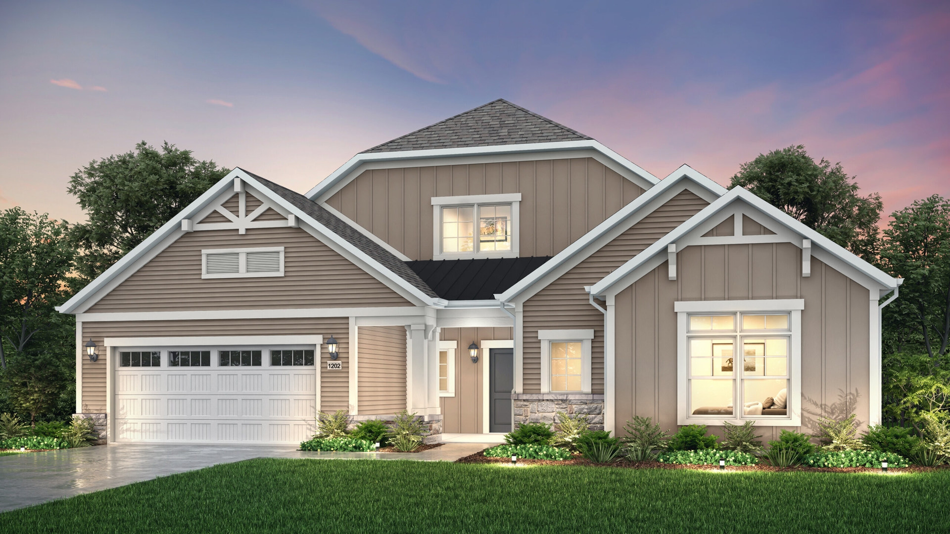 The Courtyards of Westfield_Provenance_Craftsman_White_B