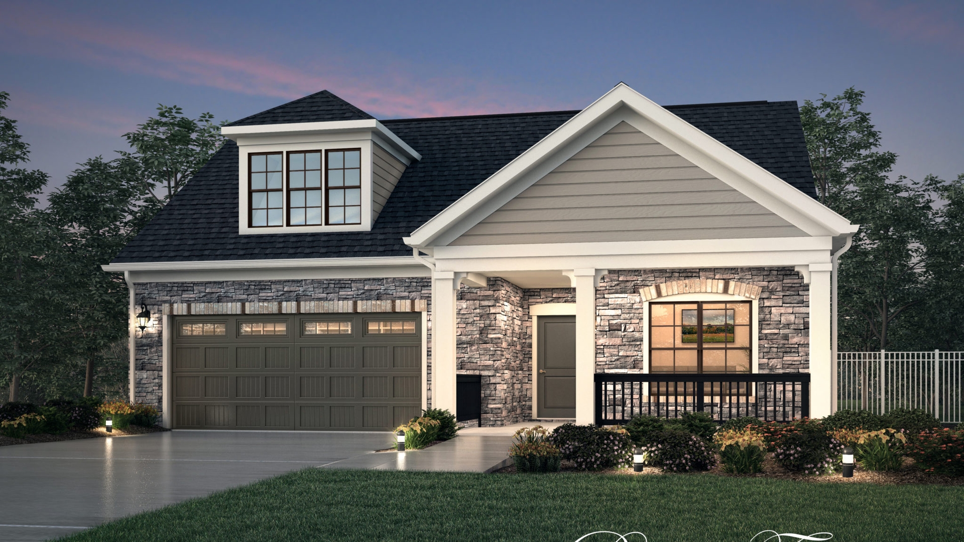 The Courtyards at Brookfield_Portico_Exterior